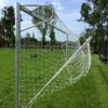 Opklapbare netbeugel junior 18 Opklapbare grondbeugel voor vaststaande jeugdvoetbaldoelen 5 x 2m. Ook wel maaibeugels genoemd.